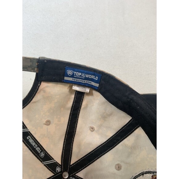 Florida State Seminoles FSU Hat Cap Strapback Camo Camouflage TOW USA Flag - Picture 7 of 7